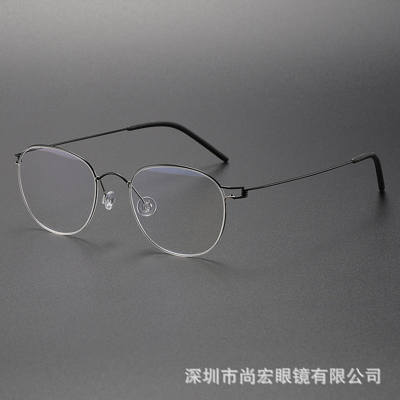 Artistic retro oval full-rimmed glasses frames