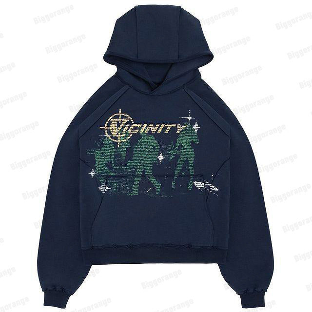 Futuristic Vicinity Graphic Hoodie