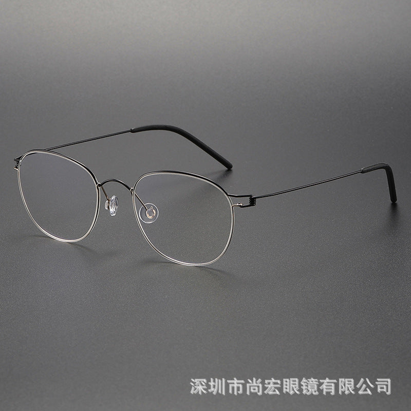 Artistic retro oval full-rimmed glasses frames