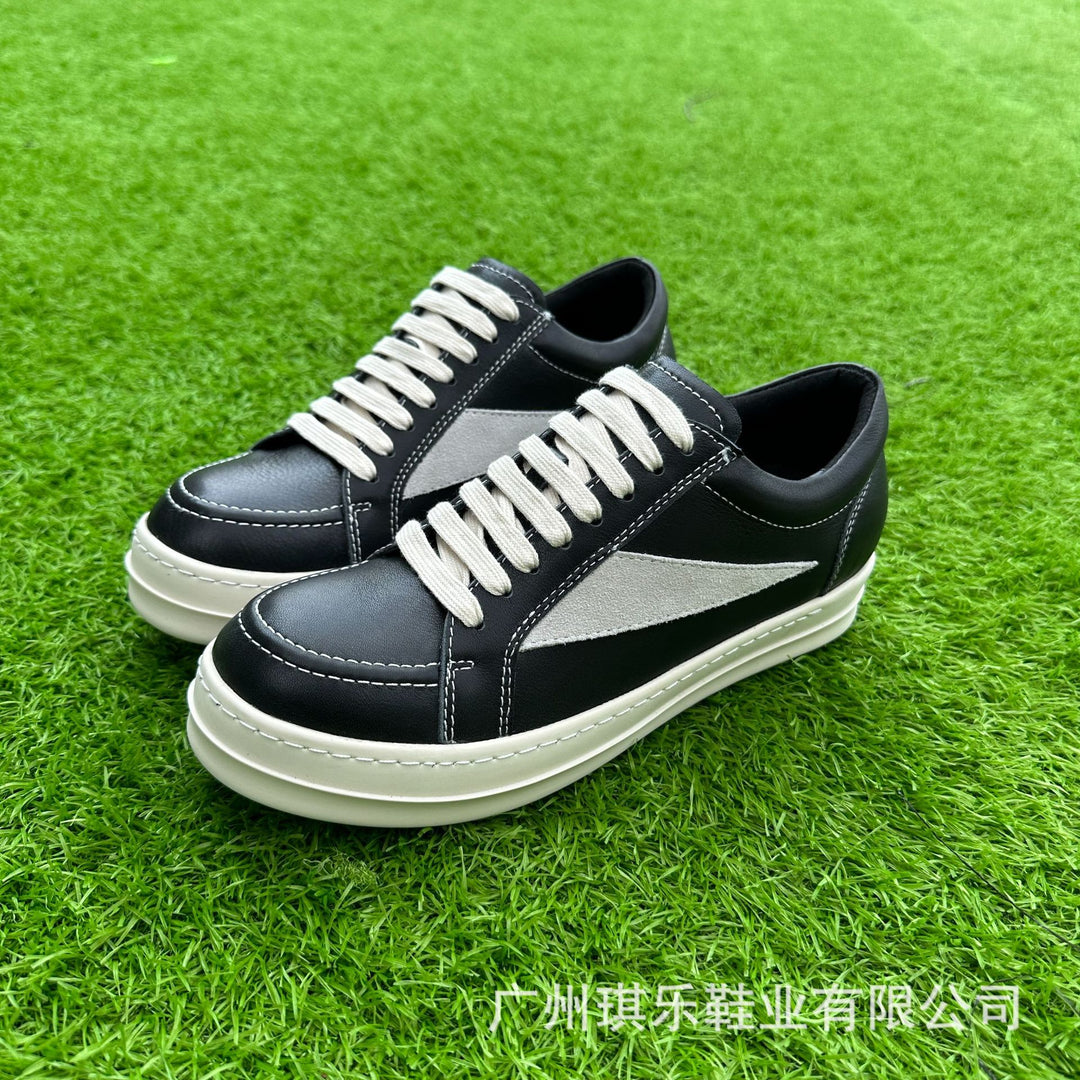 Little Triangle Genuine Leather Casual Skate Shoes