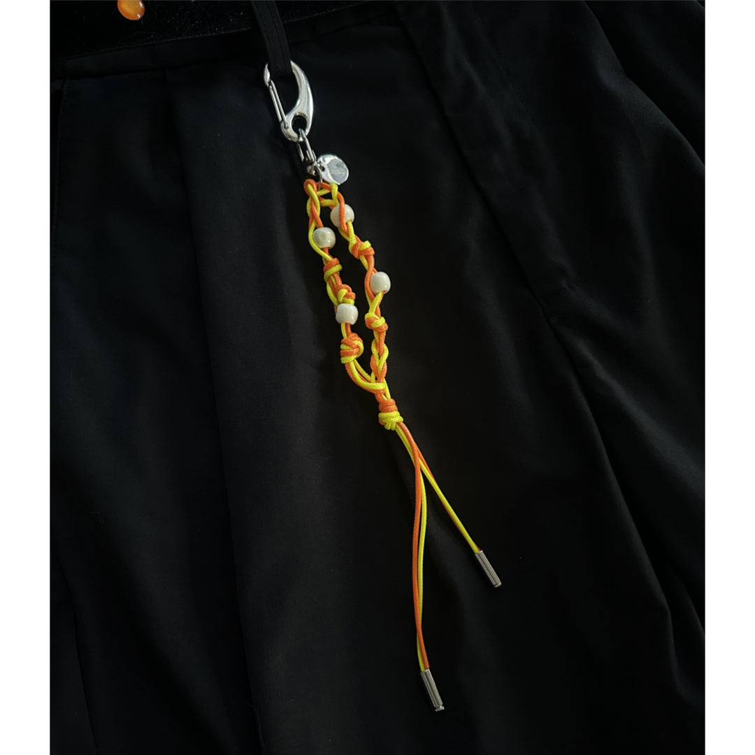 Handmade Colorful Braided Rope Bag Charms