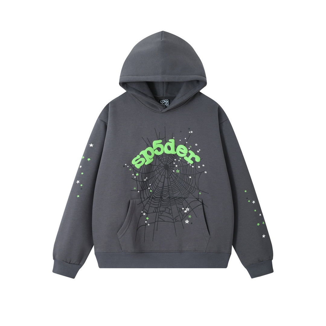 Sp5der foam letter 555 hoodie Pink Casual pants