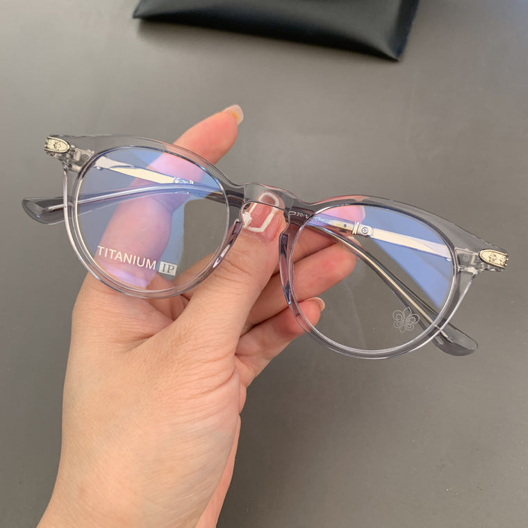 Chrome Hearts retro large frame versatile glasses
