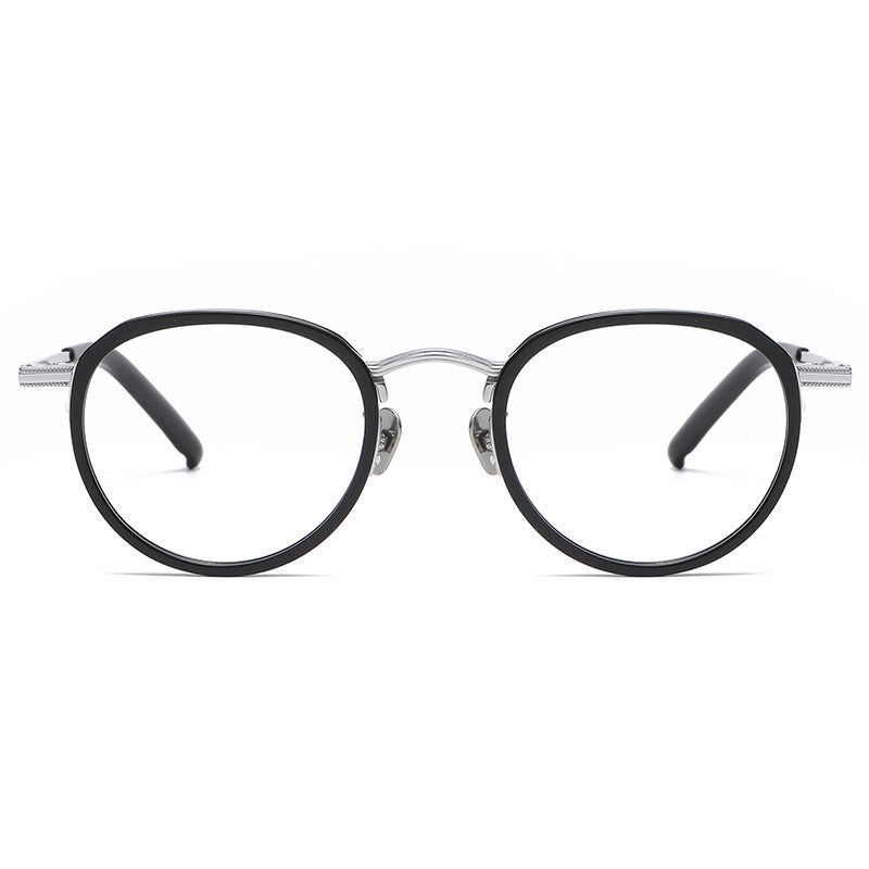 Mixed-Color Pure Titanium Eyeglass Frames