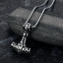 Viking mjolnir necklace