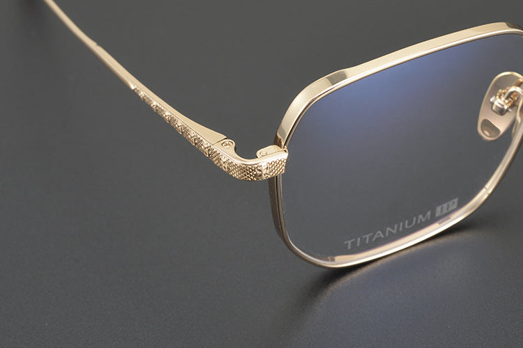 Chrome Hearts pure titanium glasses with cross carved frames