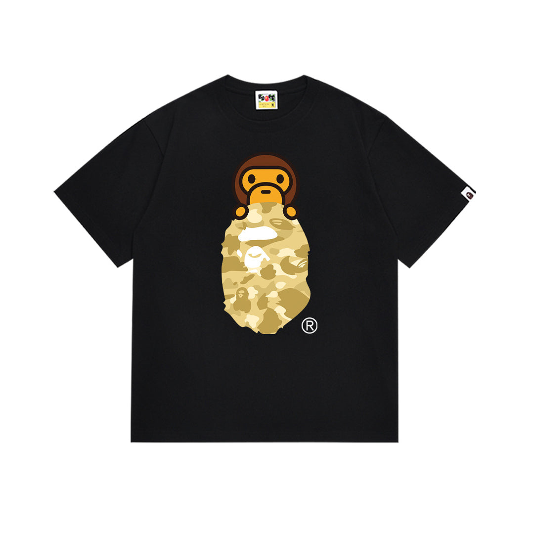 BAPE Summer Camouflage Ape Head Short-Sleeve T-Shirt