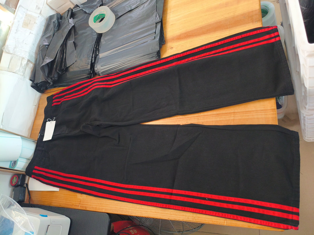 Striped jeans, Y2K casual wide-leg straight-leg jeans