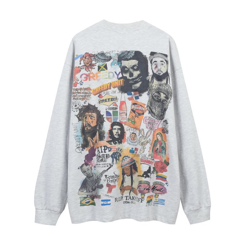 Vintage West Coast Pullover Long-Sleeve Top