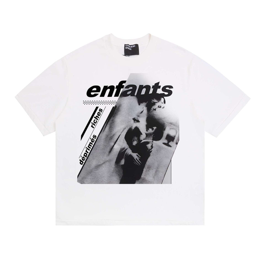 ERD Melancholy Rich Second Generation Print Short-Sleeve T-Shirt