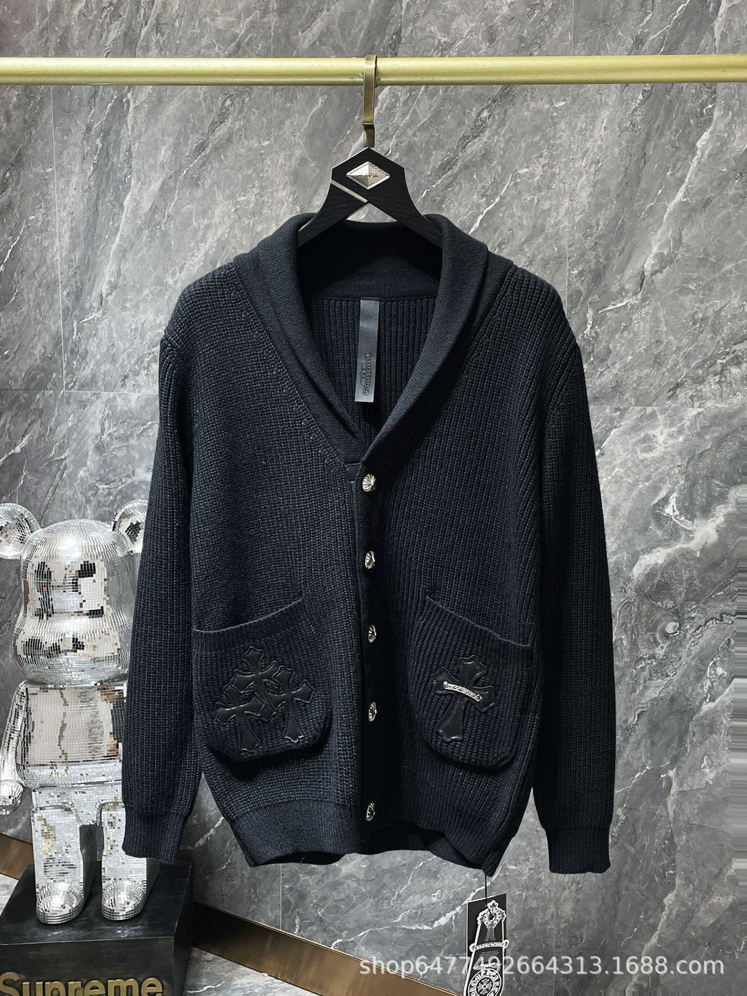 hrome Hearts knitted cardigan and sweater jackets.