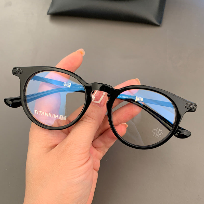 Chrome Hearts retro large frame versatile glasses