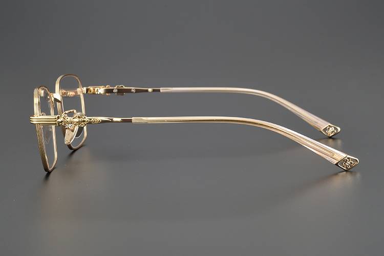 Chrome Hearts-Inspired Retro Dagger Business Eyewear Pure Titanium Frames