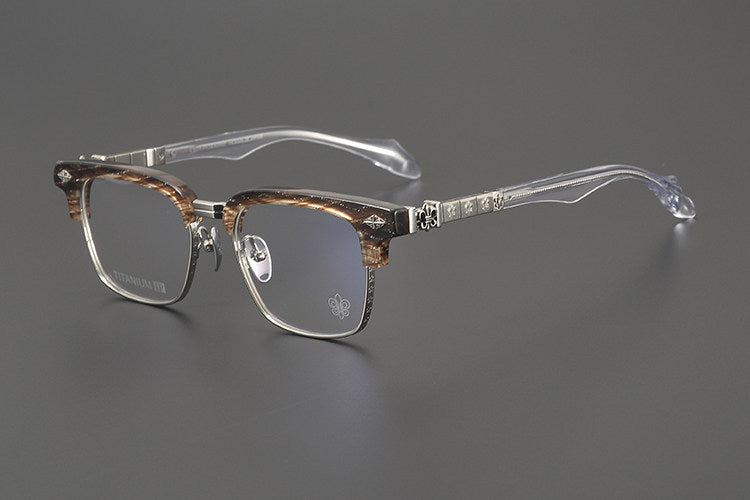 Chrome Hearts Hand-Carved Business Eyeglasses