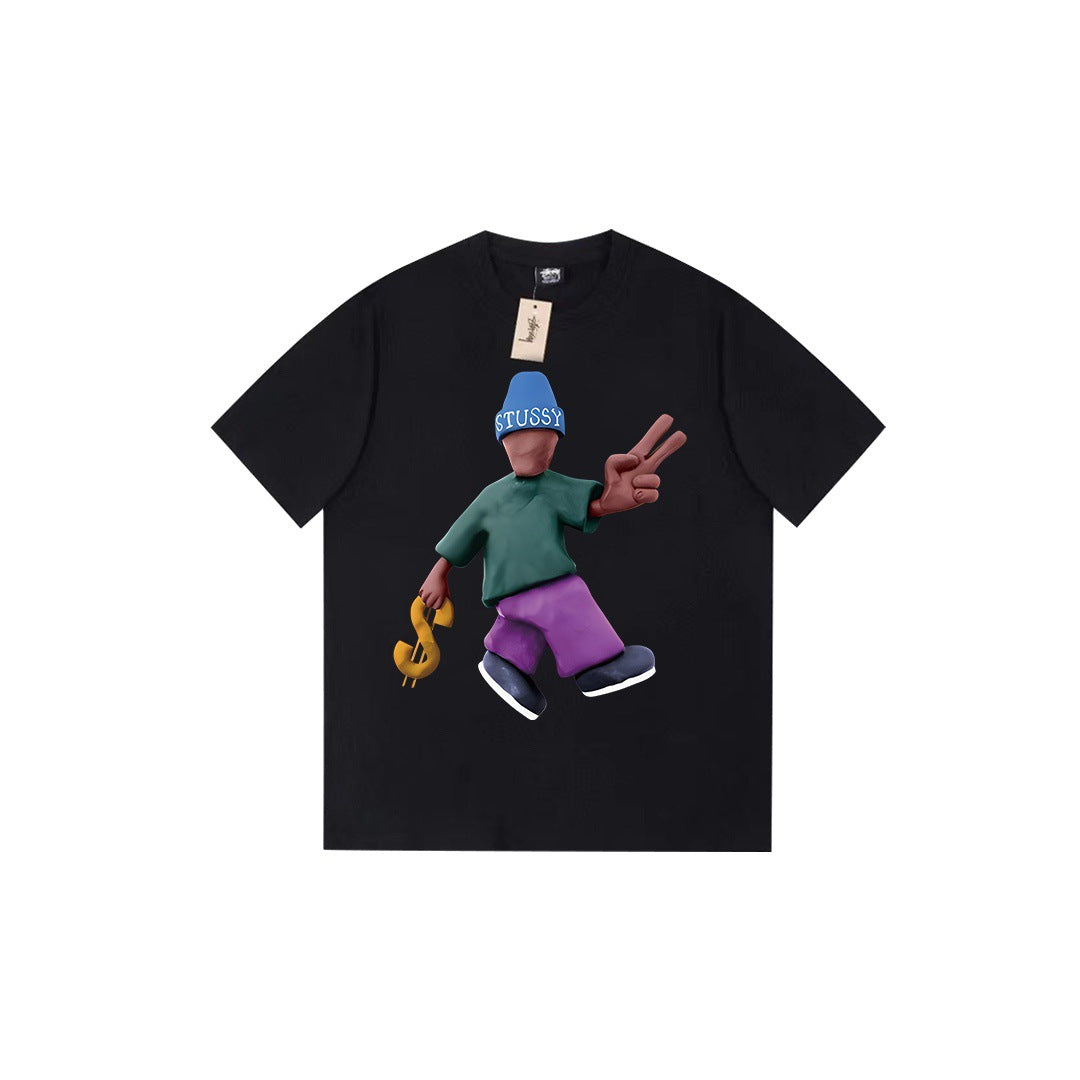 Stussy Classic Basic Loose Fit Short-Sleeve T-Sleeve