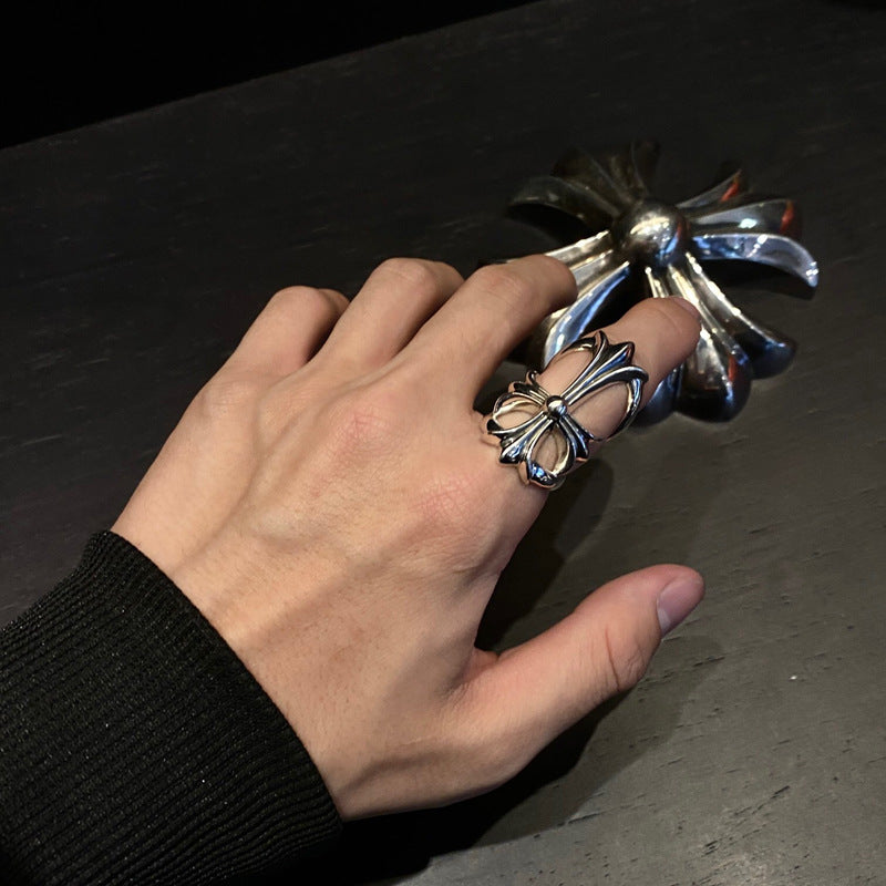 Chrome Hearts 925 Silver Openwork Ring