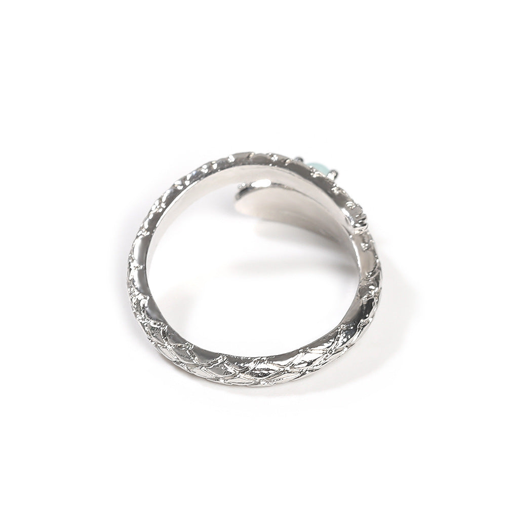 Zircon snake open ring