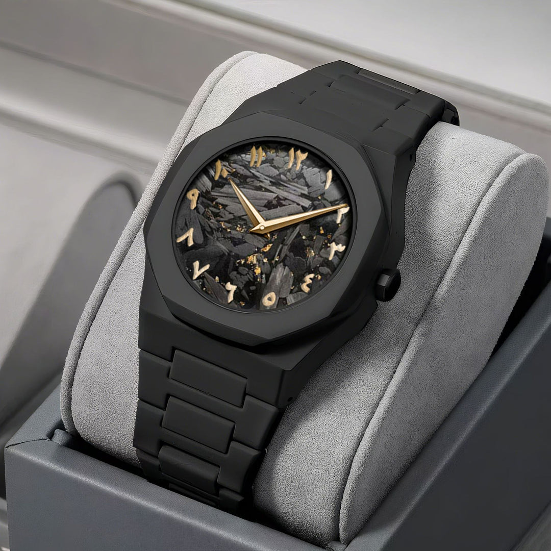 Sports-Style Waterproof Plastic Watch with Arabic Numerals