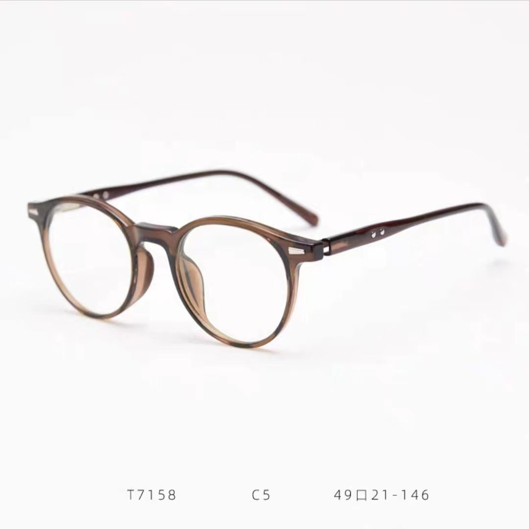 Boston Style Rivet Details Prescription Glasses