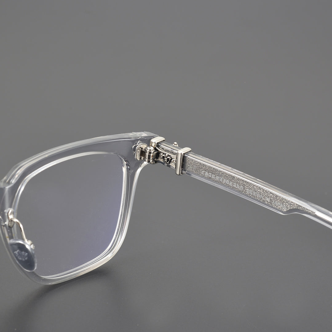 Chrome Hearts-Style Retro Acetate Eyeglass Frames