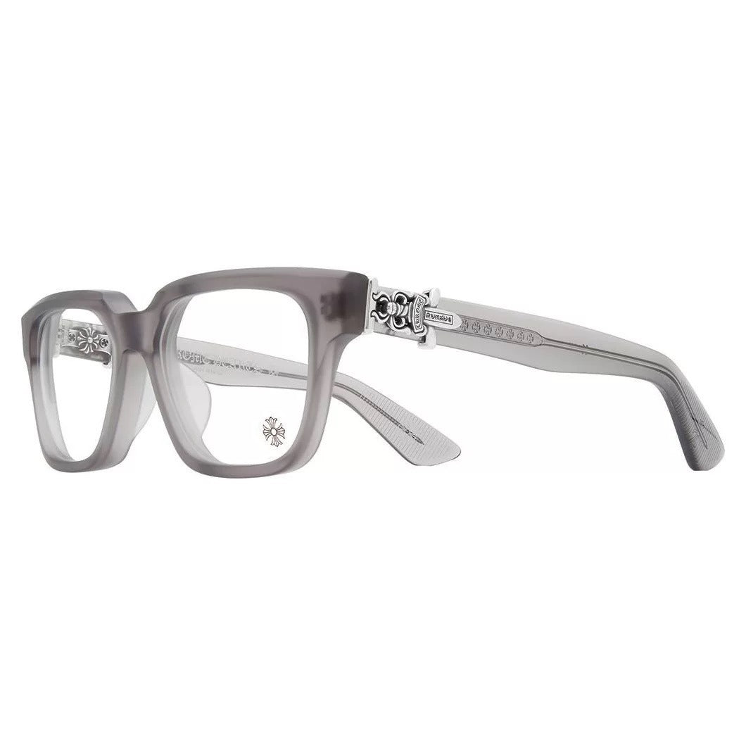 Chrome Hearts exquisitely carved pattern large-frame eyeglasses