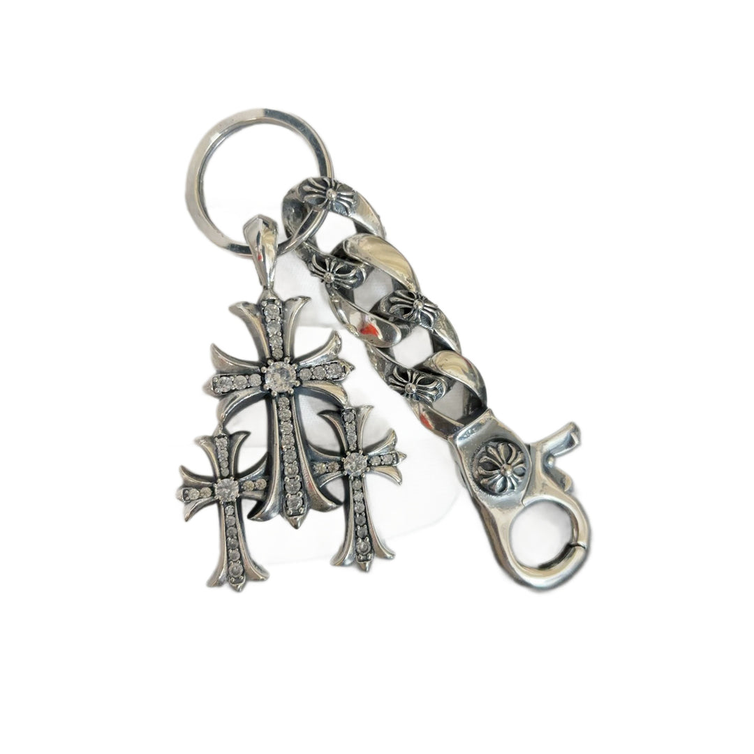 Chrome Hearts Three-in-One Cross Keychain