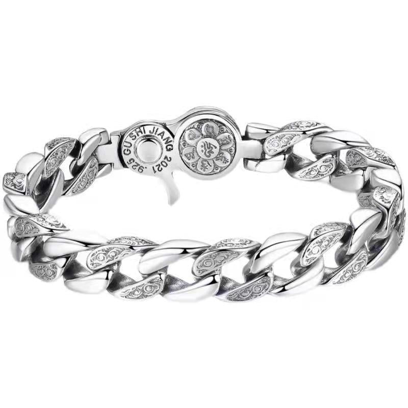 Six-character mantra rotating domineering bracelet
