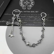 chrome hearts chain waist trouser chain bag chain Key chain chrome hearts dagger