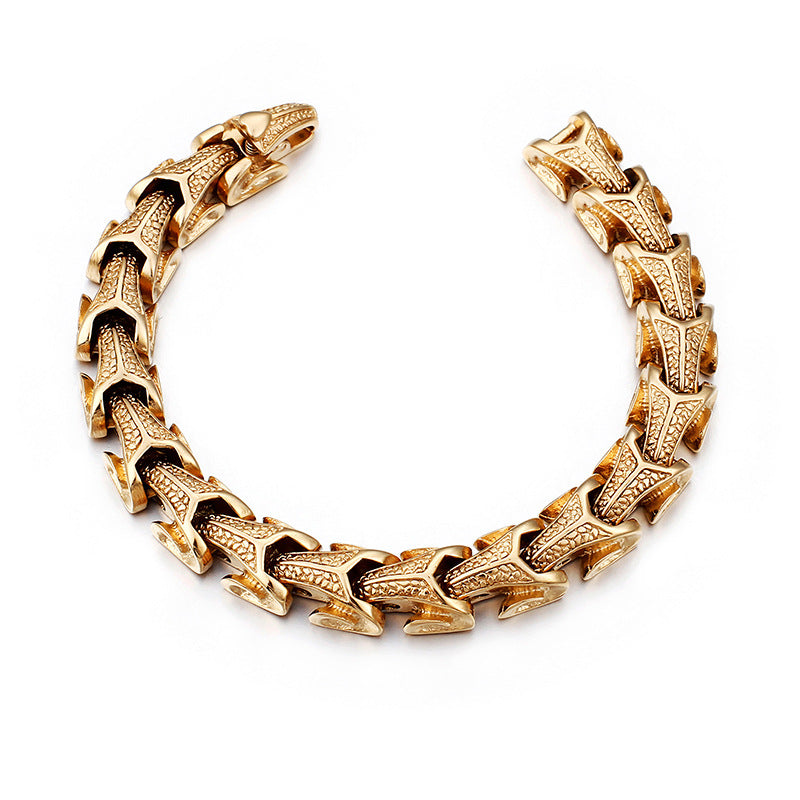 Dragon Bone Stainless Steel Bracelet