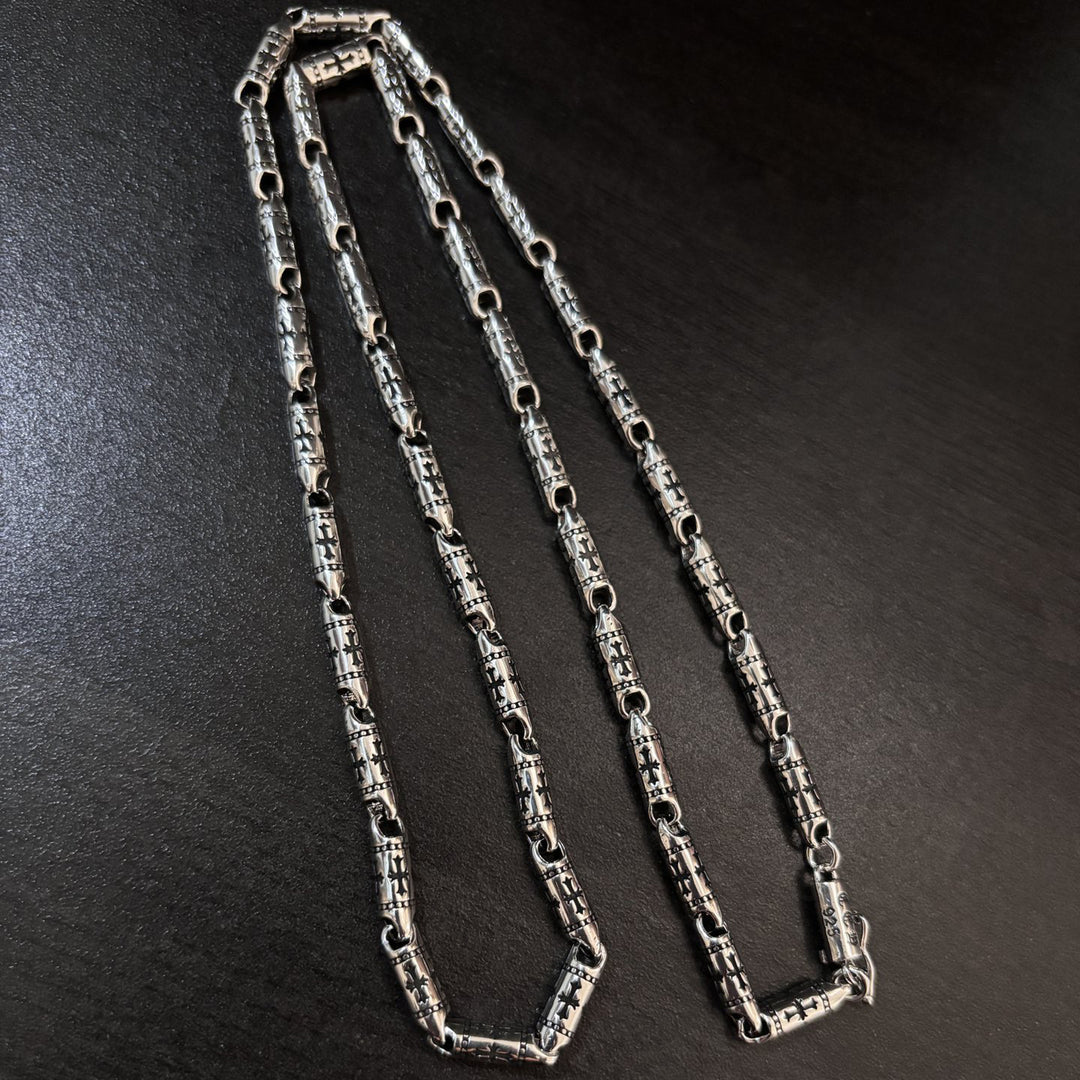Chrome Hearts-Style Cross-Motif Chain