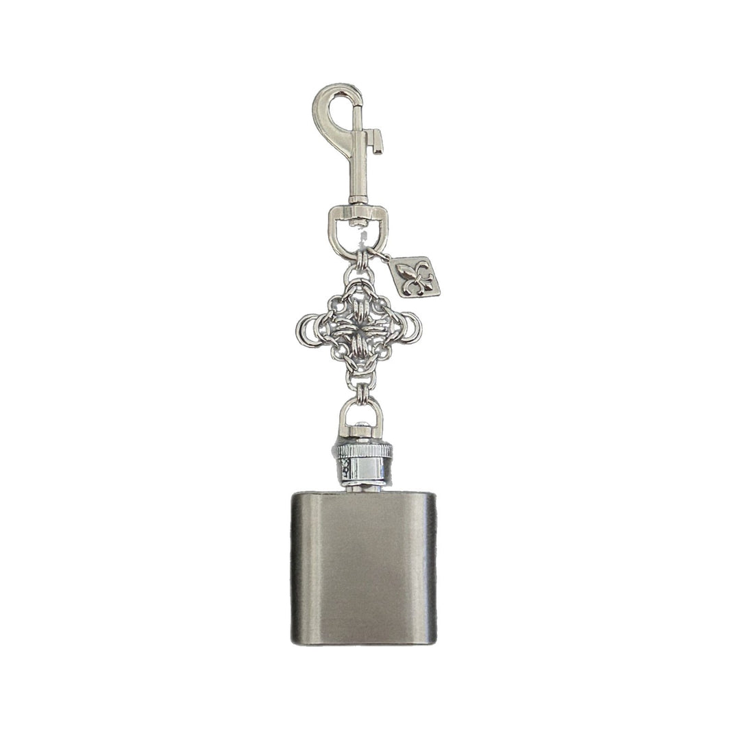 Chainmail Flask Mini Flask Keychain