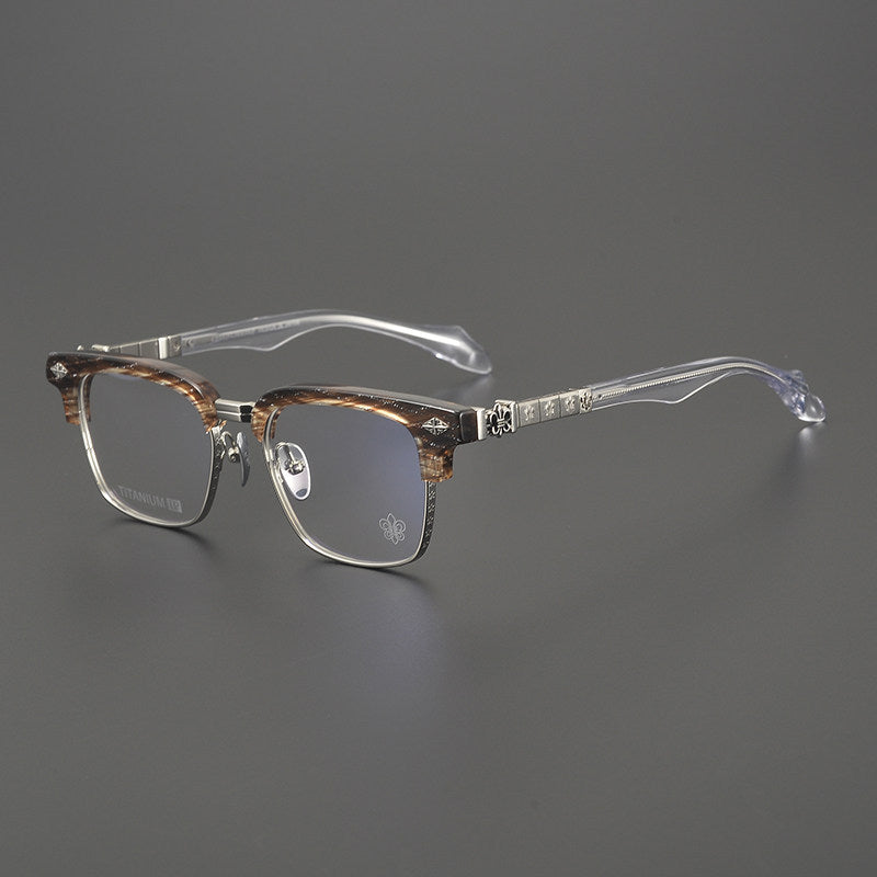 Chrome Hearts Hand-Carved Business Eyeglasses