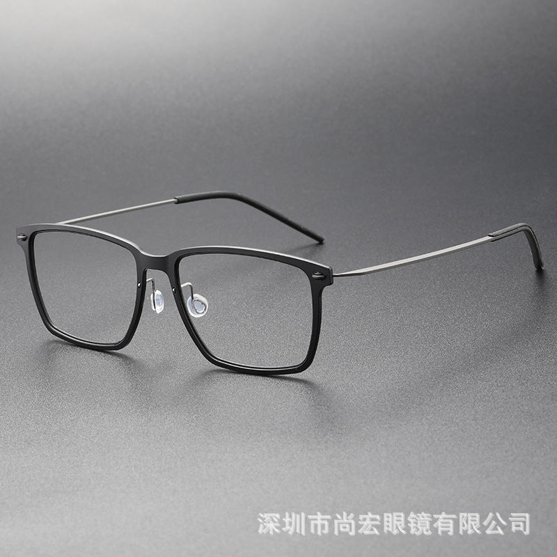 Slimming nylon frames pure titanium glasses