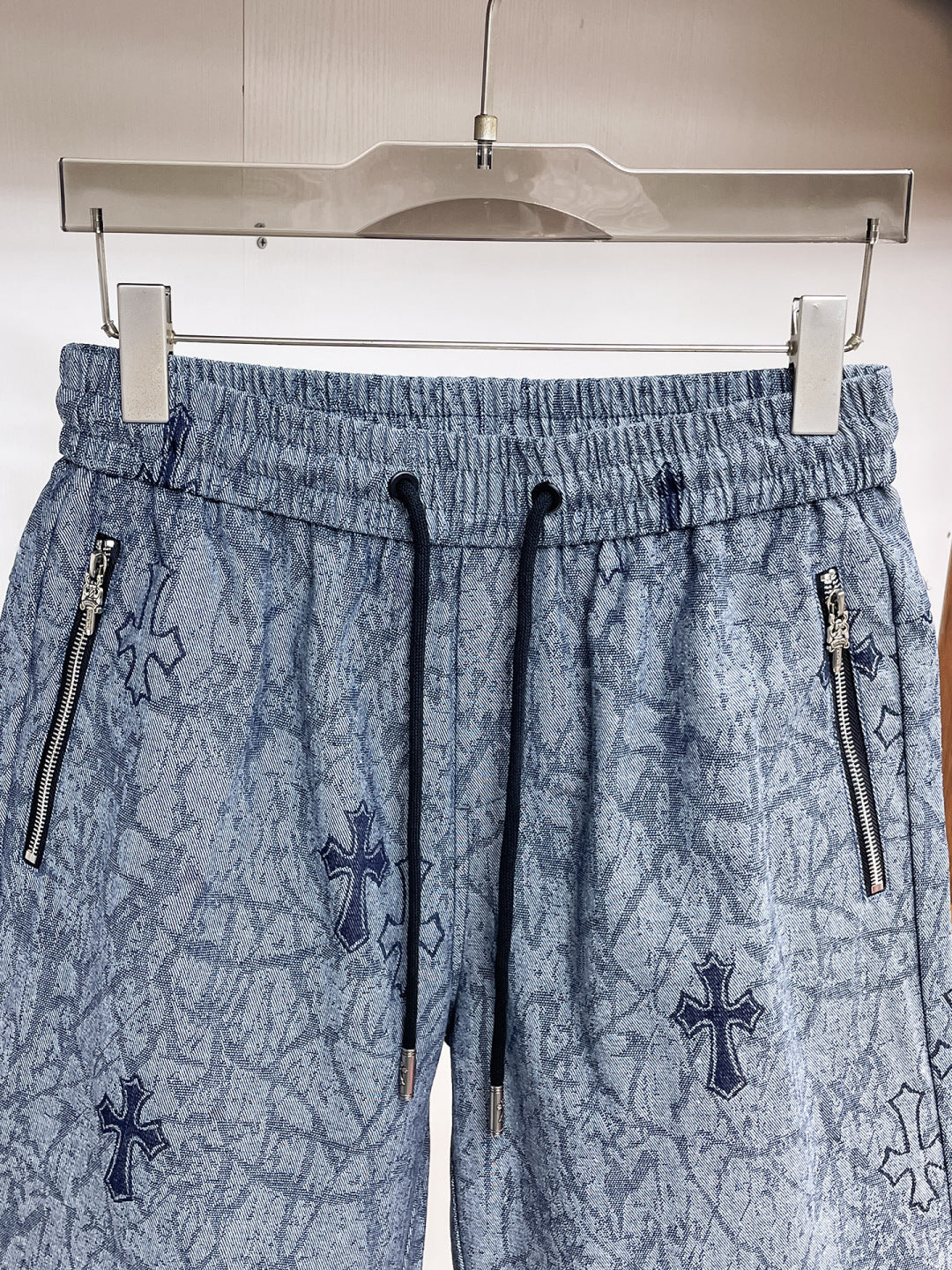 Chrome Hearts horseshoe cross breathable casual shorts