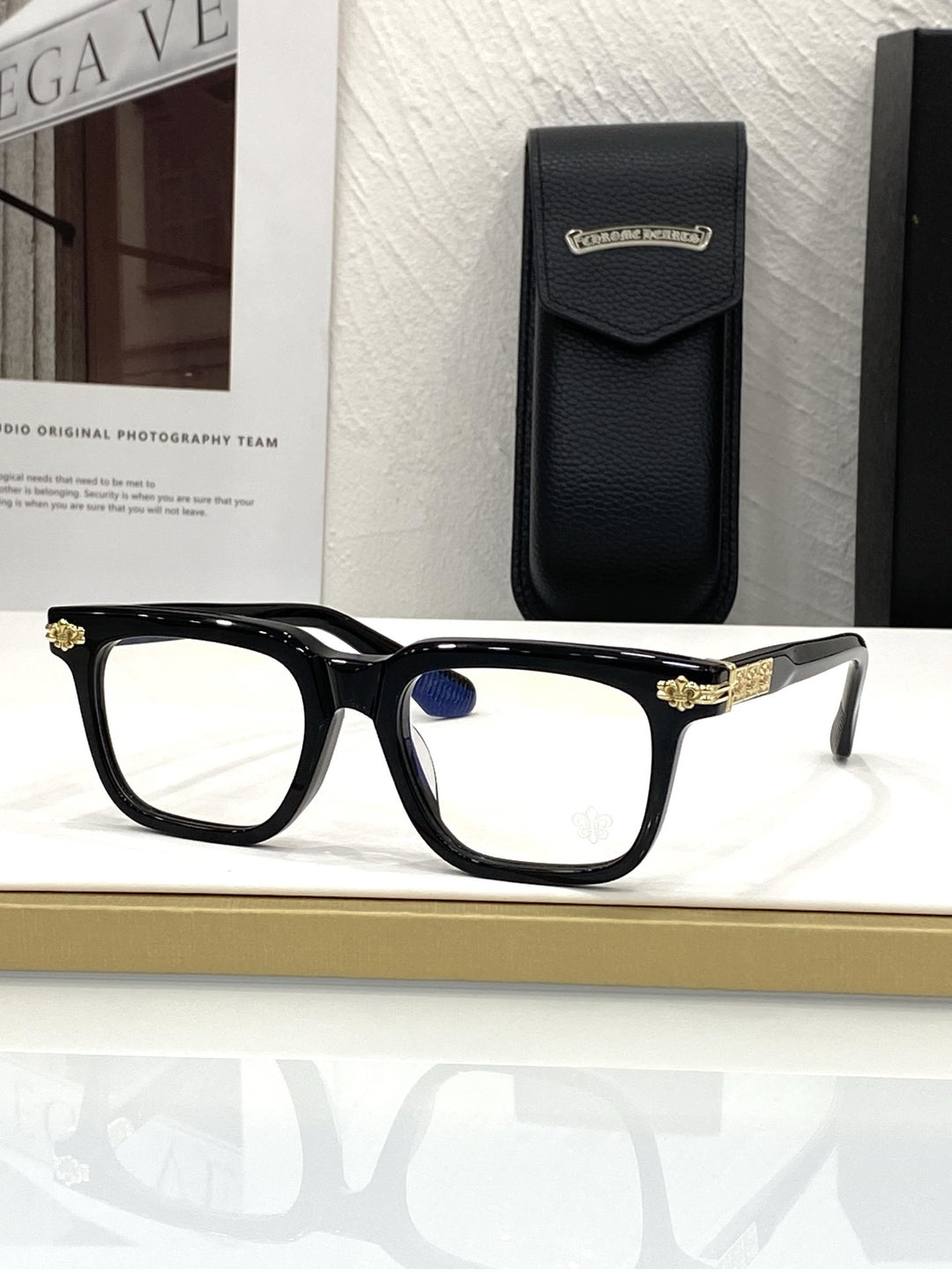 Chrome Hearts hand polished and manufactured glasses
