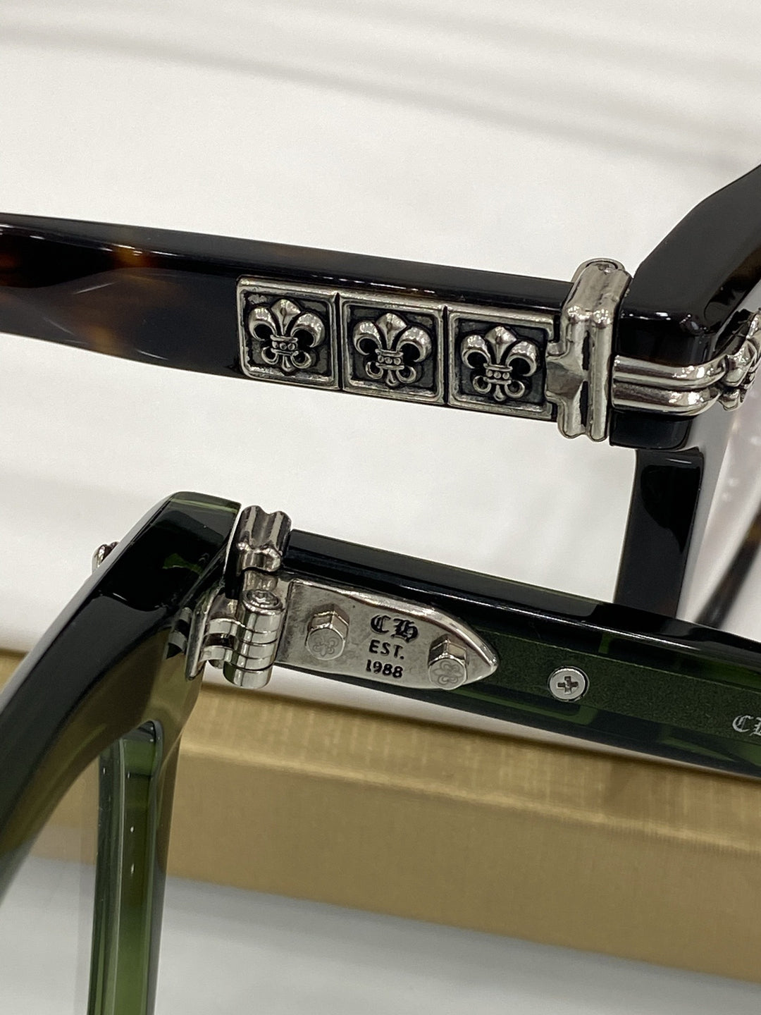 Chrome Hearts hand polished and manufactured glasses