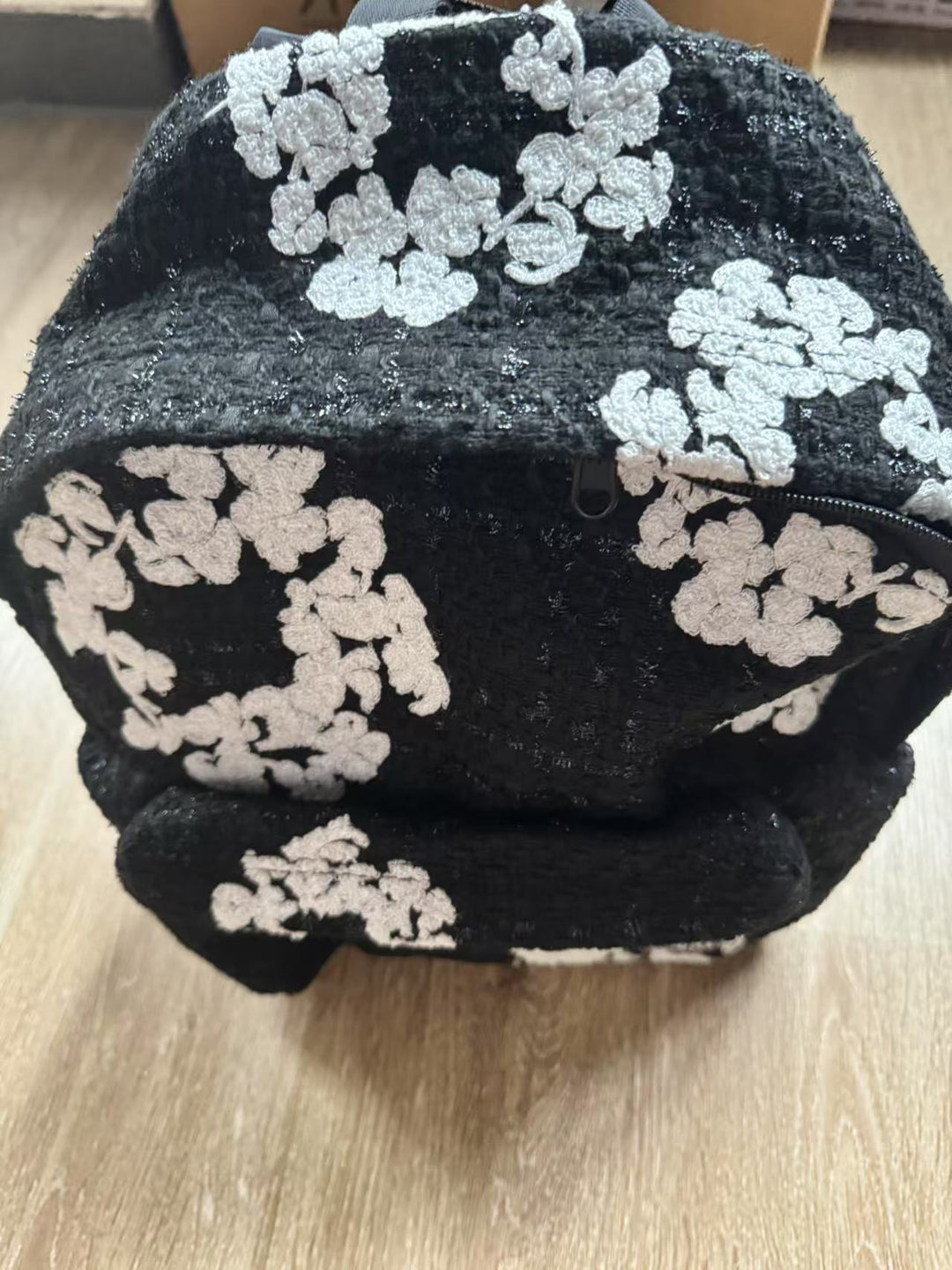 DENIM TEARS Chanel-inspired Exquisite Embroidery Backpack