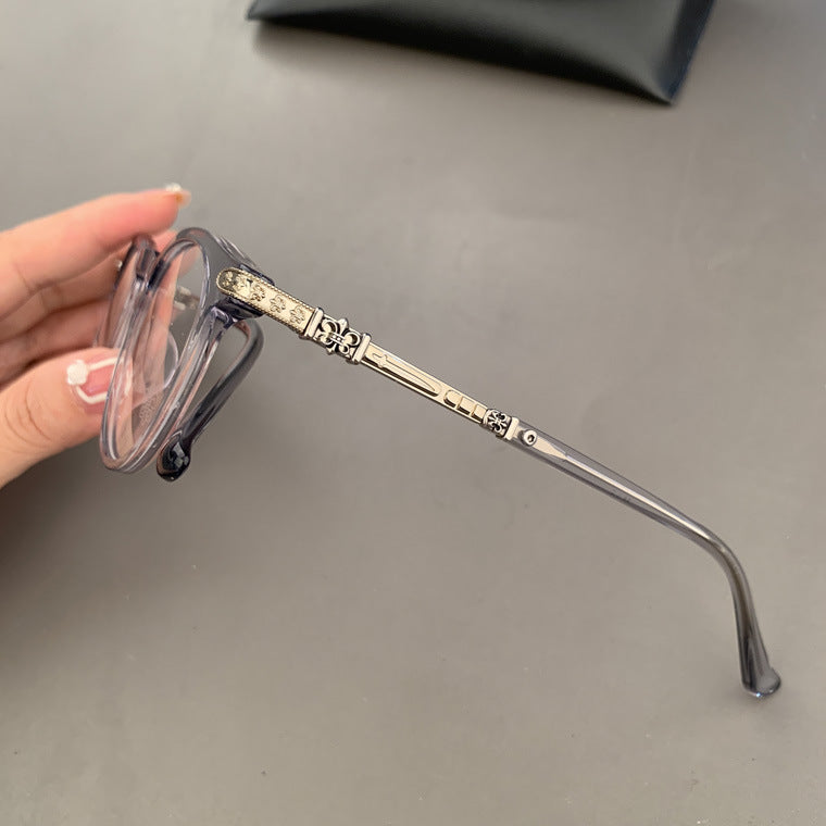 Chrome Hearts retro large frame versatile glasses