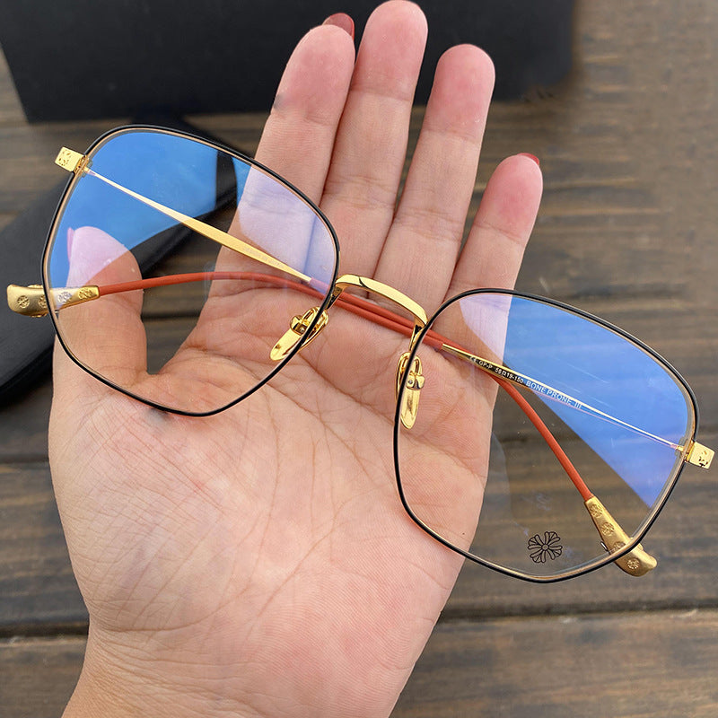 Chrome Hearts Double-Bridge Titanium Eyeglasses
