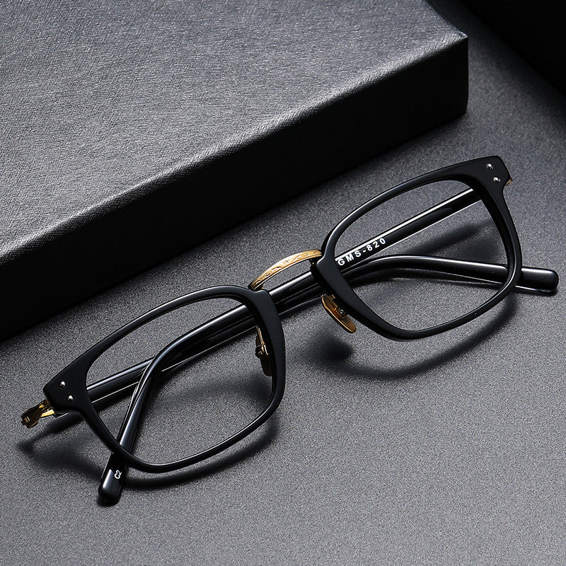 Small square retro eyeglass frames