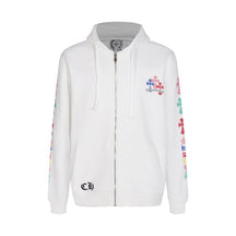 chrome hearts hoodie cardigan pure cotton