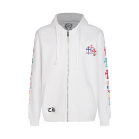 chrome hearts hoodie cardigan pure cotton