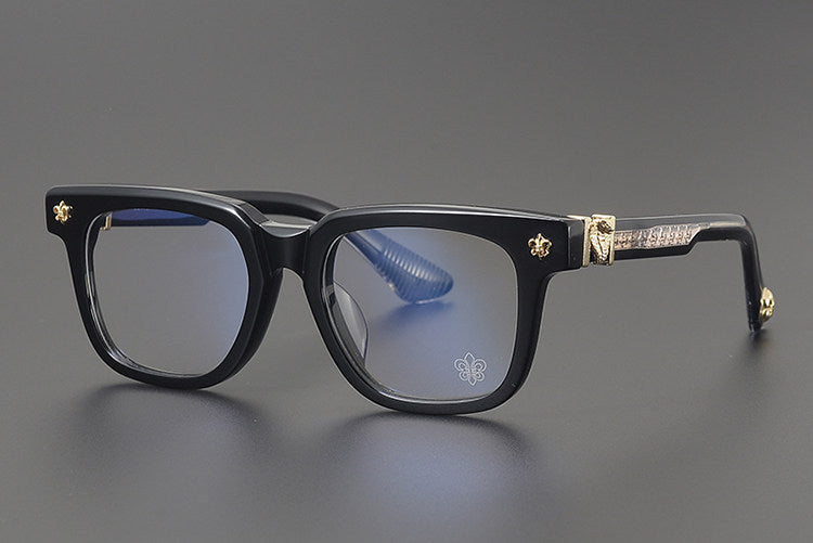 Chrome Hearts carved snake logo glasses