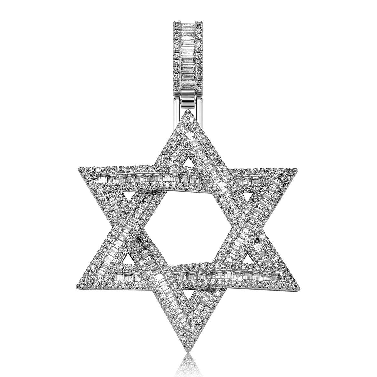 star of david necklace diamond pendant