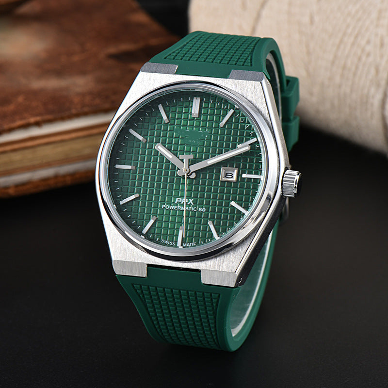 Simple and Generous Checkered Dial Colorful Watch