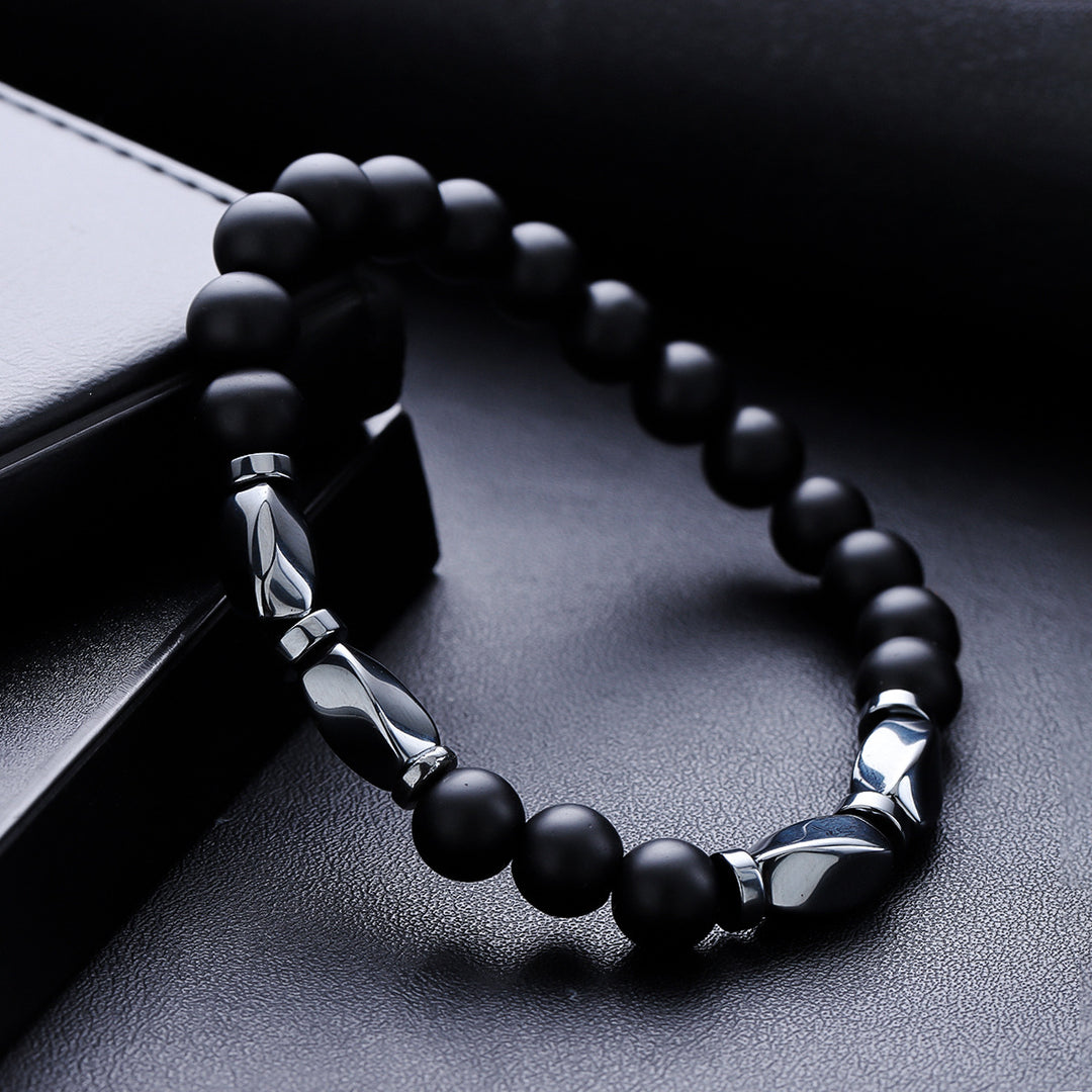 Twisted Hematite Bracelet