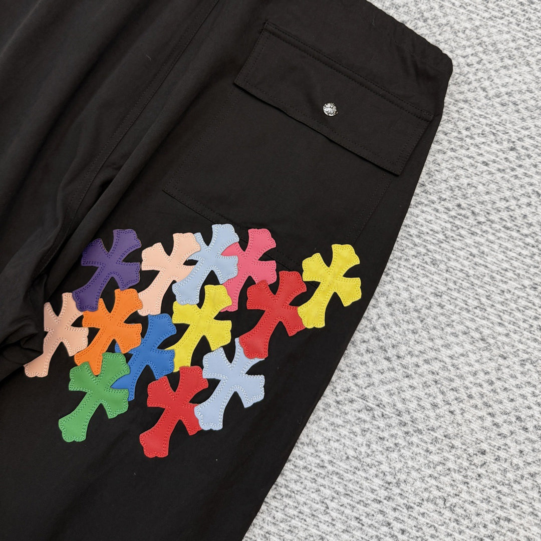 Chrome Hearts Retro Wide-Leg Casual Pants