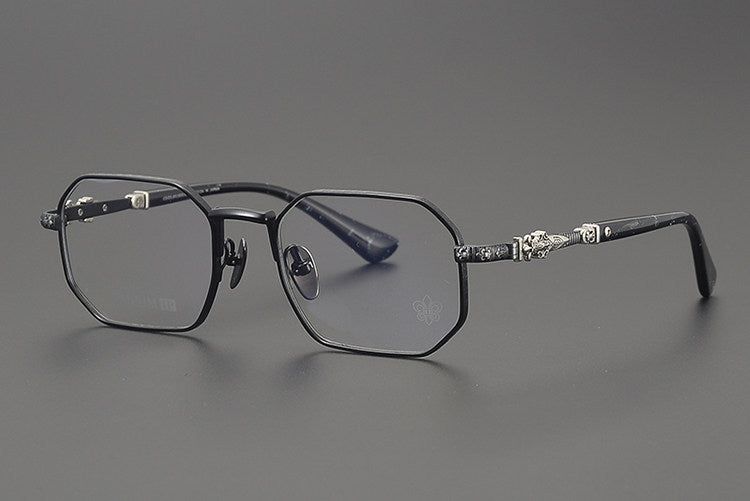 Chrome Hearts Polygonal Handcrafted Titanium Eyeglasses