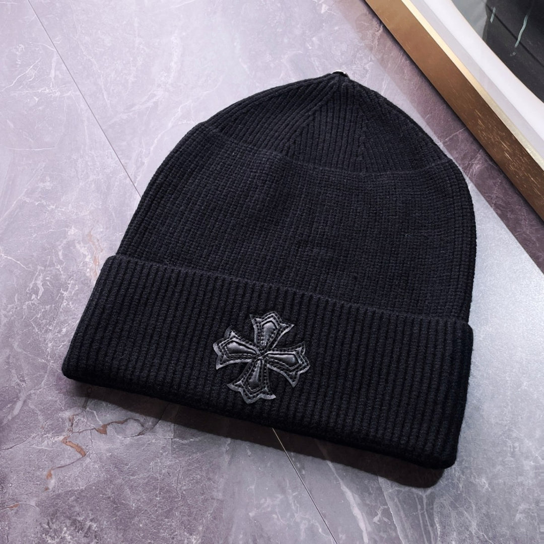 Chrome Hearts embroidered knitted hat