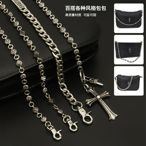 Chrome hearts bag chain accessories short chain handbag pendant